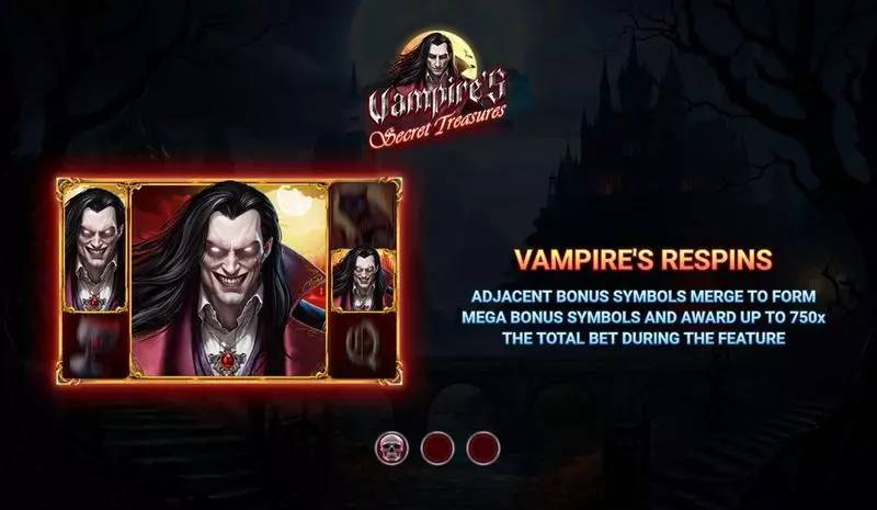 Vampire’s Secret Treasures Free Casino Slot  with, delHold and Spin