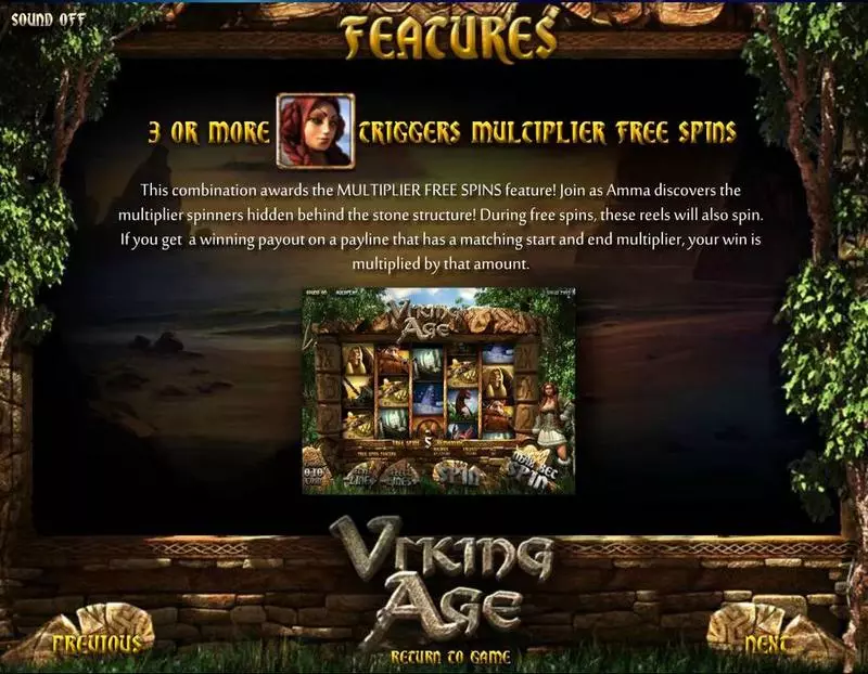 Viking Age Free Casino Slot  with, delFree Spins