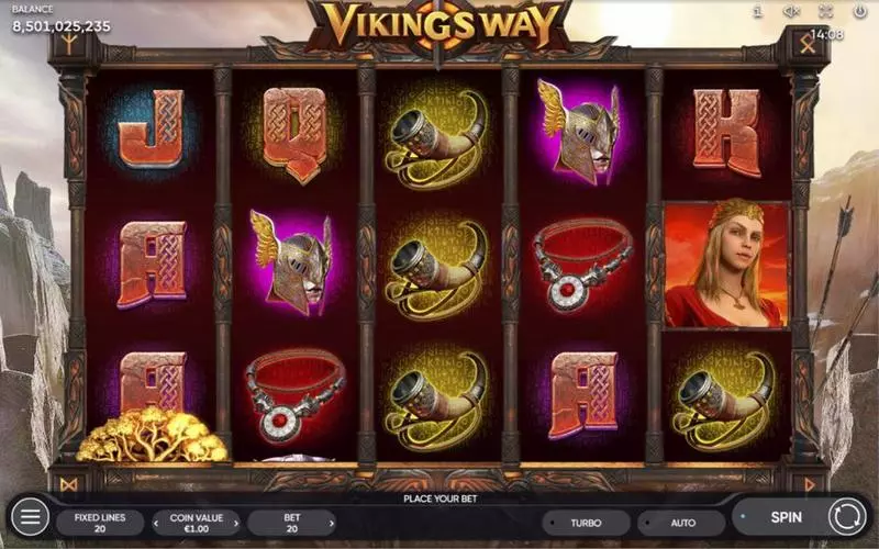 Vikings Way Free Casino Slot  with, delFree Spins