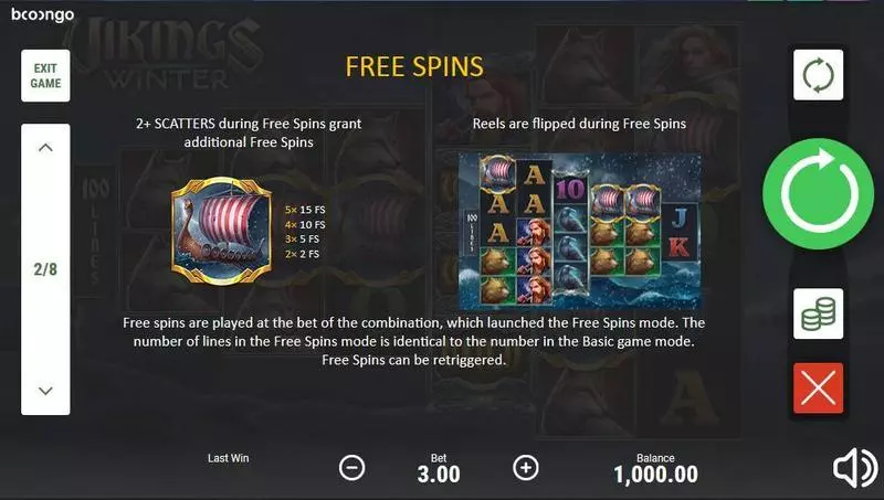 Vikings Winter Free Casino Slot  with, delFree Spins
