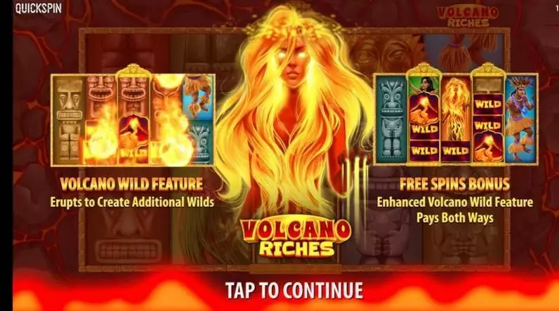 Volcano Riches Free Casino Slot  with, delFree Spins