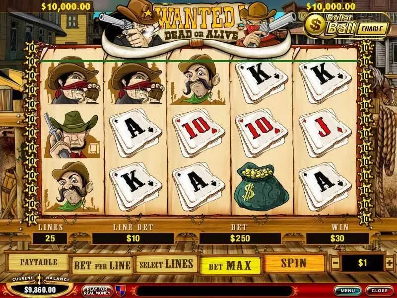 Wanted Dead or Alive Free Casino Slot  with, delSecond Screen Game