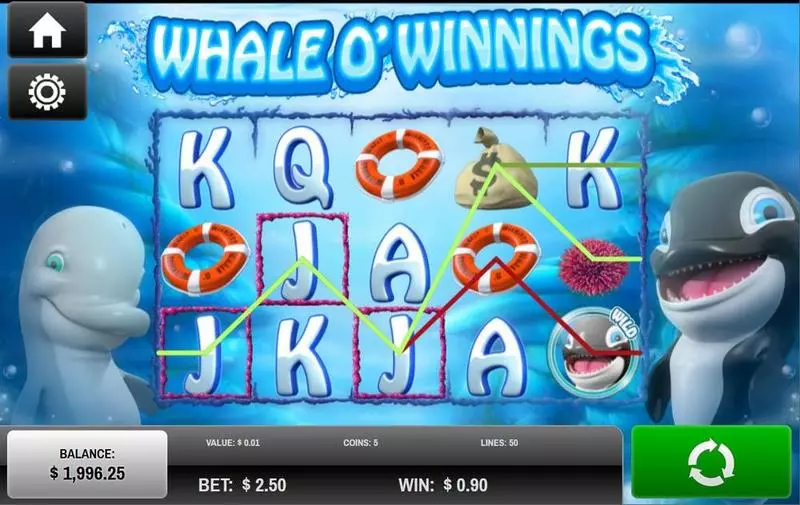 Whale O'Winnings Free Casino Slot  with, delFree Spins