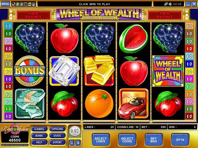 Wheel of Wealth Special Edition Free Casino Slot  with, delSecond Screen Game