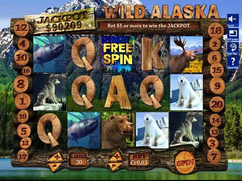 Wild Alaska Free Casino Slot  with, delFree Spins