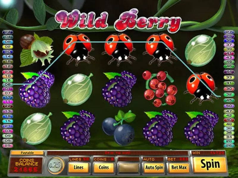 Wild Berry Free Casino Slot  with, delFree Spins