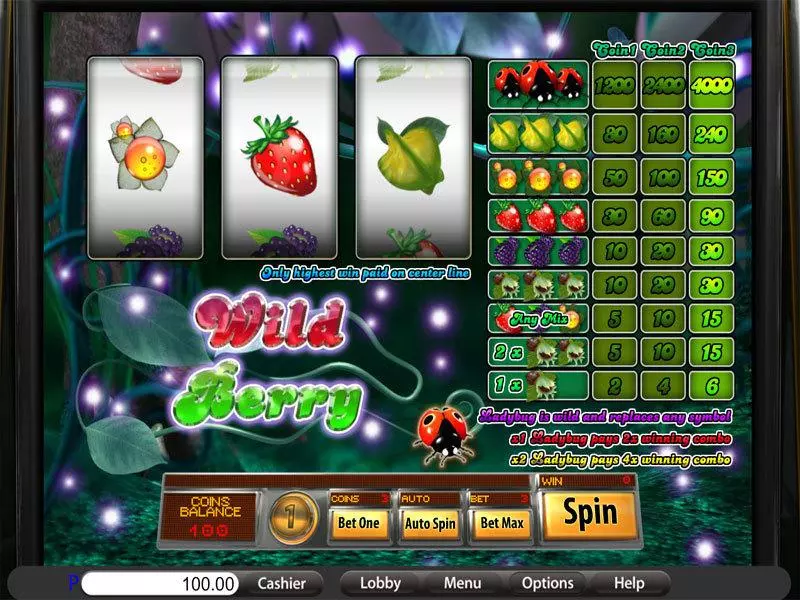 Wild Berry Classic Free Casino Slot 