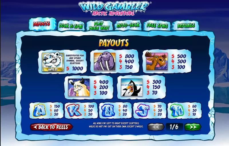 Wild Gambler Artic Adventure Free Casino Slot  with, delFree Spins
