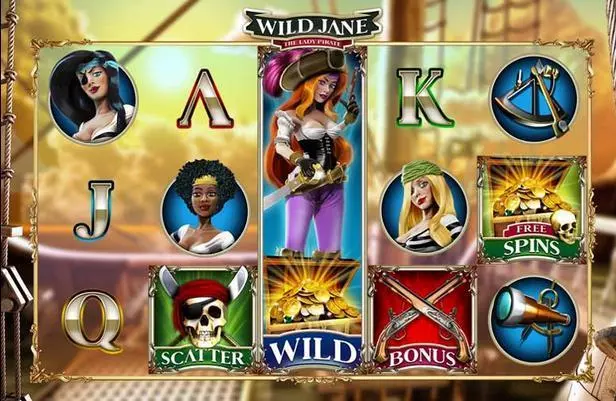 Wild Jane, the Lady Pirate Free Casino Slot  with, delSecond Screen Game