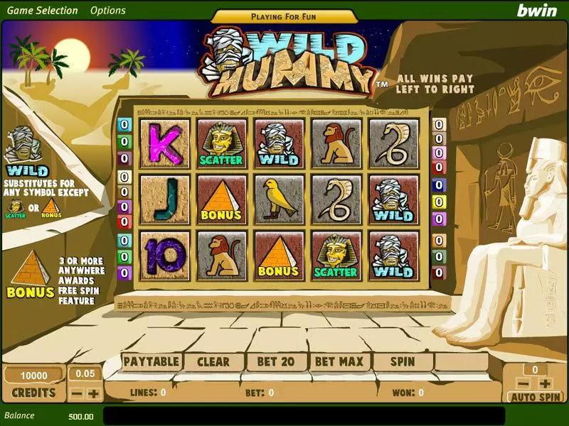 Wild Mummy Free Casino Slot  with, delFree Spins