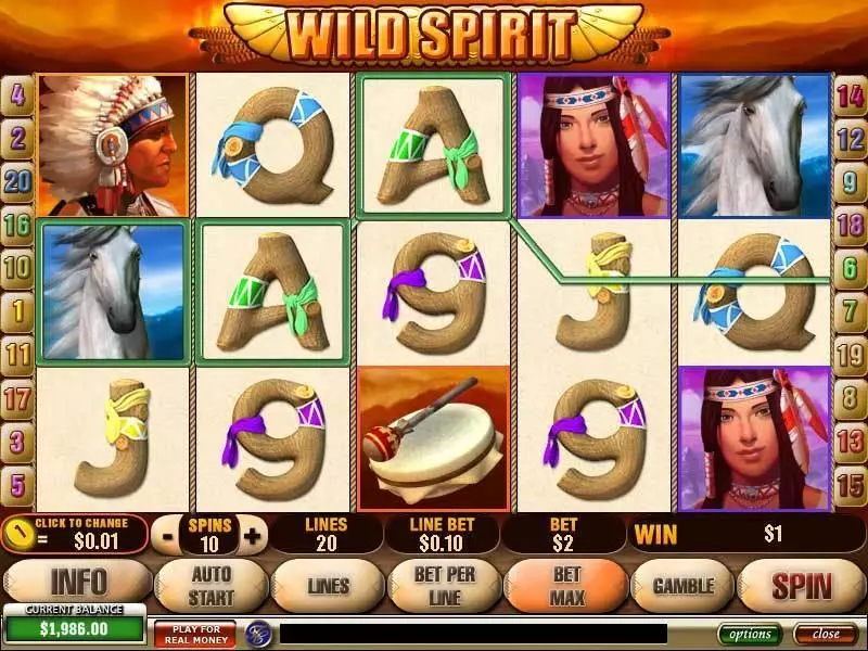 Wild Spirit Free Casino Slot  with, delFree Spins