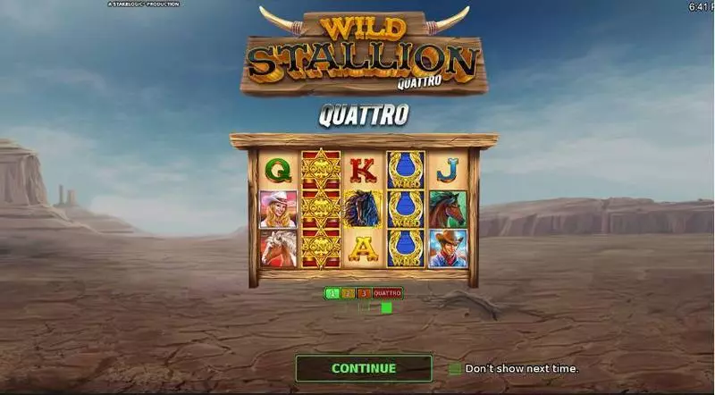 Wild Stallion Quatro Free Casino Slot  with, delFree Spins
