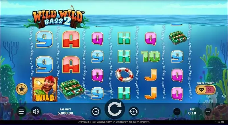 Wild Wild Bass 2 Free Casino Slot  with, delSpin to Win