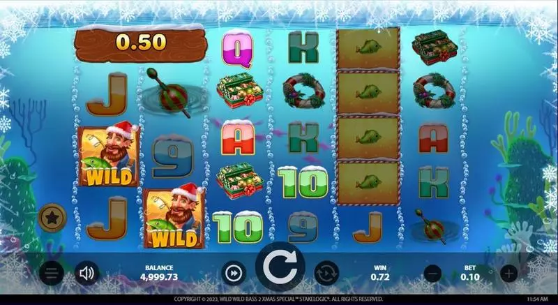 Wild Wild Bass 2 Xmas Special Free Casino Slot  with, delSuper Wheel