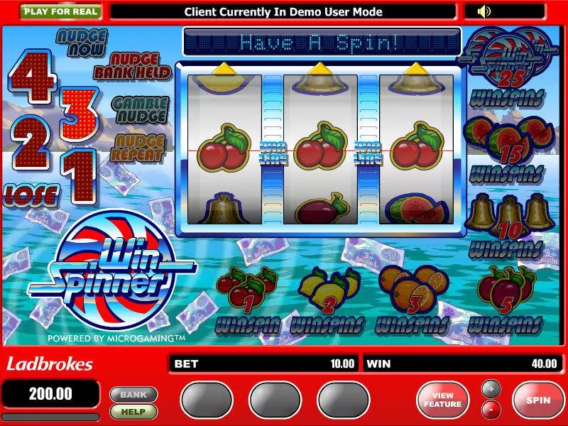Win Spinner Free Casino Slot  with, delSecond Screen Game
