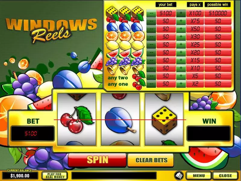 Windows Reels Free Casino Slot 