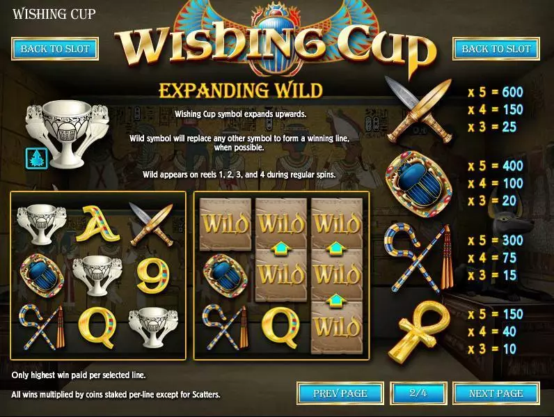Wishing Cup Free Casino Slot  with, delFree Spins