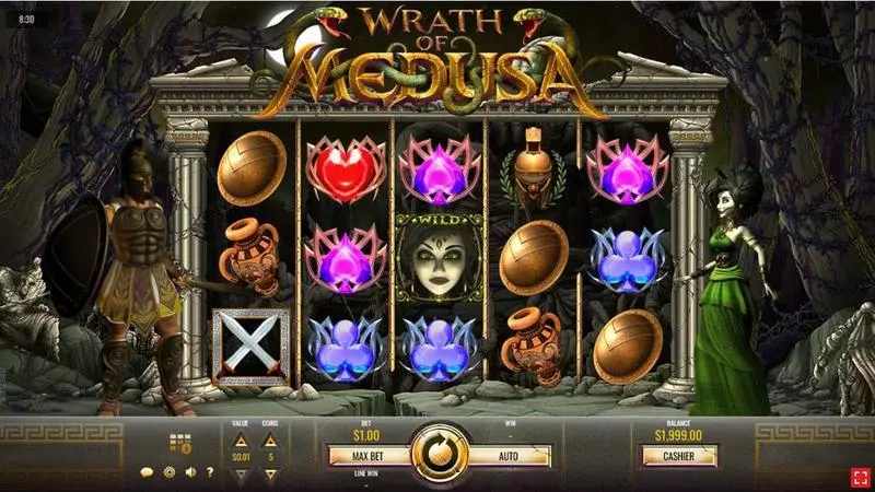 Wrath of Medusa Free Casino Slot  with, delFree Spins