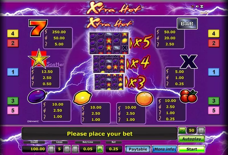 Xtra Hot Free Casino Slot  with, delOn Reel Game