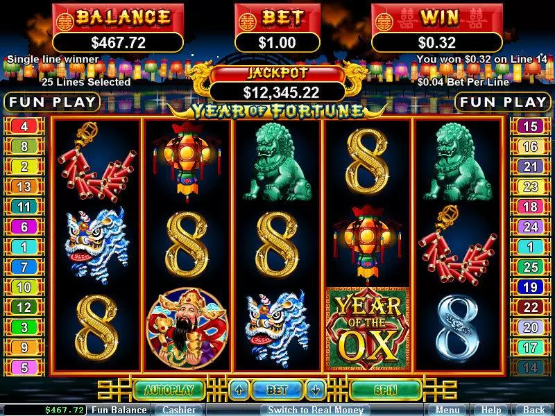 Year of Fortune Free Casino Slot  with, delFree Spins