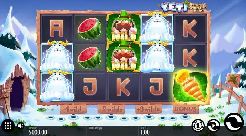 Yeti - Battle of Greenhat Peak Free Casino Slot  with, delFree Spins
