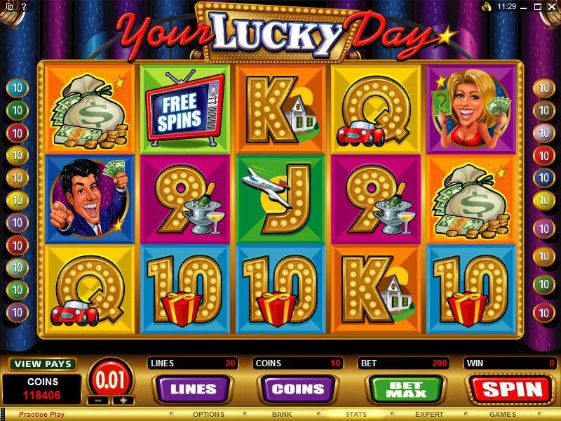 Your Lucky Day Free Casino Slot  with, delFree Spins