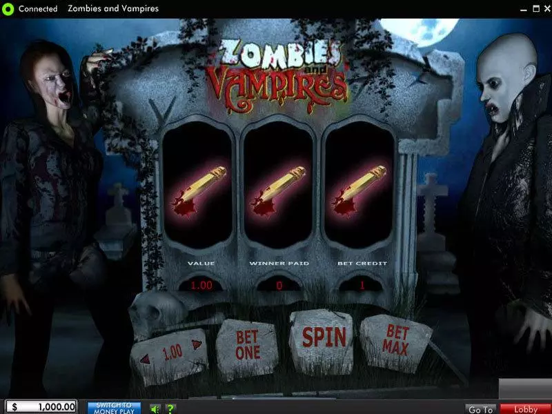 Zombies and Vampires Free Casino Slot 