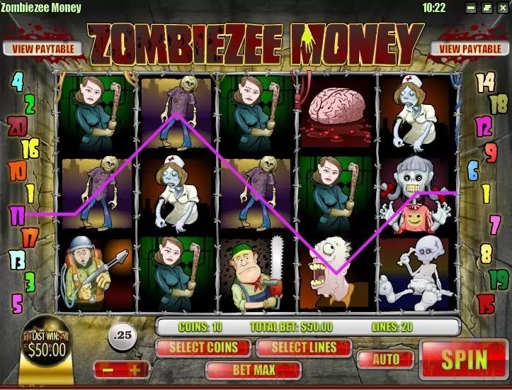 Zombiezee Money Free Casino Slot  with, delFree Spins